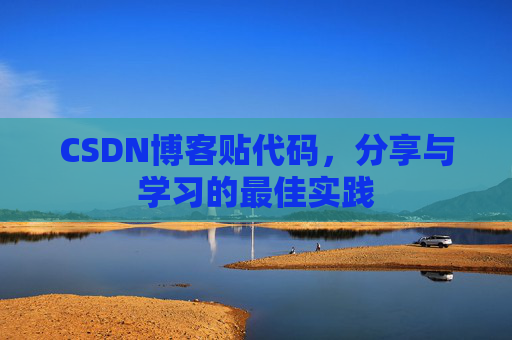 CSDN博客贴代码，分享与学习的最佳实践